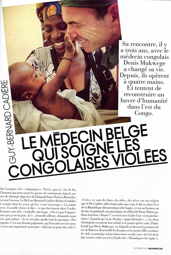 Le médecin belge qui soigne les Congolaises violées.