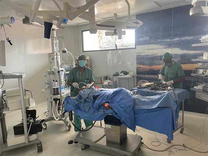African Minimally Invasive Surgery Institute-Fistula Clinic (AMISIF) - salles d’opérations
