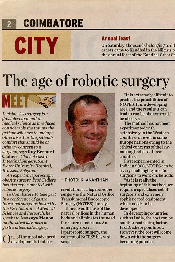 The age of robotic surgery